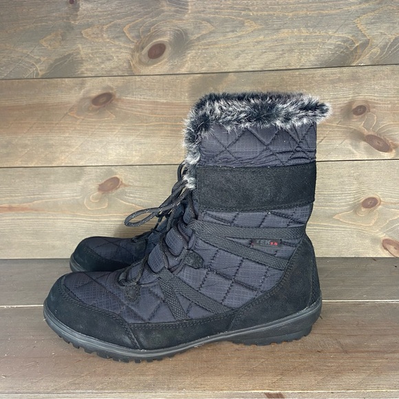 L.L. Bean Shoes - Ll bean tek 2.5 womens size 9.5 boots black Waterproof lined fur snow shoes